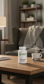 Folic Acid 400mcg - 120 Capsules | Prenatal Support & Heart Health