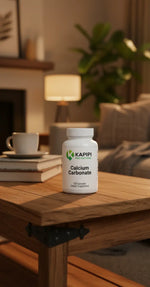 Calcium Carbonate 600mg - 120 Capsules | High Potency Bone & Teeth Support