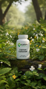 Calcium Carbonate 600mg - 120 Capsules | High Potency Bone & Teeth Support